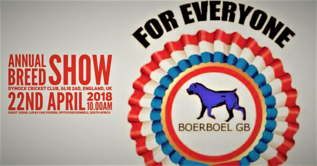 Past Events - Boerboel GB Show 2018